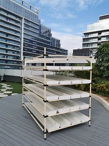 [Hot Item] Microgreen Planting Trays Plastic PVC Vertical Grow Rack Hydroponic Growing System