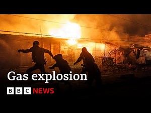Kenya: Gas explosion in Nairobi kills at least three and injures hundreds | BBC News