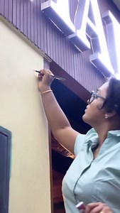 6.4K views · 68 reactions | Botanical Line Art on Wall at Chennai...