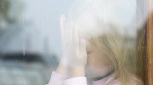 Girl Crying Outside Window Old House Stock Footage Video (100% Royalty-free) 1036730267 | Shutterstock