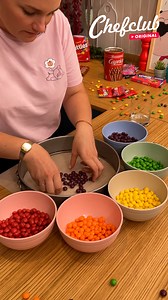 23K views · 46 reactions | Skittles Rainbow Cake! This colorful cake will bake your day  | Chefclub GruB | Facebook