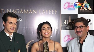 4.1K views · 113 reactions | #MohsinKhan and #ShivangiJoshi aka Kartik and Naira sizzle at recent awards. The duo looked gorgeous together and during their interaction with the media share their excitement of getting awards. Mohsin and Shivangi are joined by #YehRishtaKyaKehlataHai director #RajanShahi who during the interaction open up on the biggest upcoming twist in the show. Watch the video to know more. | Telly Talk India | Facebook