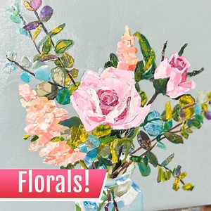 1.6K views · 14 reactions | Next stop New York State. Join me for Fabulous Florals! Be inspired by local spring flowers, hosted by the Greenville Arms, 1889 Bed and Breakfast. 24 hour studio access, on site, chef prepared, meals, afternoon fresh cookies, eat, sleep, create, repeat! Check the comments  | Paper Paintings Collage Artwork | Facebook