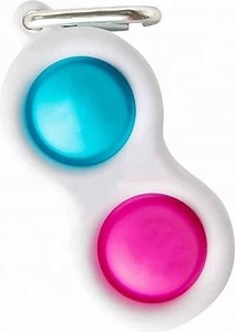 Simple Dimple - Fidget Toys - Fidget Simple Dimple roze/blauw - Stress verlagend -... | bol