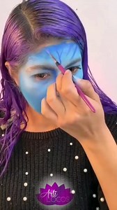 1K views · 59 reactions | Avatar parte 1  #avatar #avatarlapelicula #avatarmakeup #AvatarTheWayOfWater #maquillajedefantasia #facepainting #facepainter #Bodypaint #makeup #Maquillajeartistico #facepaint | ArtiLocos Face Paint | Facebook