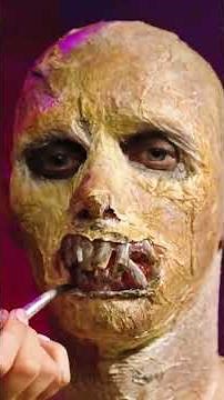 Extreme zombie makeup transformation! 💄🧟🎃 #halloweenmakeup #spookylook