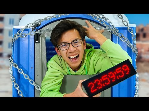 I Spent 24 Hours In A Porta Potty!