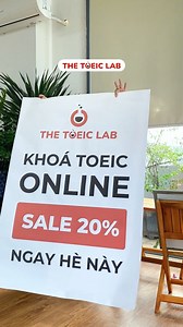 🌞 HÈ NÀY KHÔNG CẦN ĐI XA – Ở NHÀ HỌC ONLINE VẪN ẴM NGAY ĐIỂM CAO TOEIC 🌞 🔥 Học TOEIC Online tại nhà, giảm nhiệt mùa hè – tăng tốc điểm số, bạn đã sẵn sàng? 👉 The TOEIC Lab bật mí bí kíp học TOEIC siêu tiện – siêu chất – siêu tiết kiệm: Khoá TOEIC ONLINE 100% – học ở nhà, vẫn đạt aim 700 TOEIC dễ dàng! Vì sao bạn không nên bỏ lỡ khoá Online tại The Toeic Lab? ✅ Học Online chất lượng sánh ngang Online, hỗ trợ học viên 24/7 ✅ Cam kết đạt chuẩn đầu ra bằng văn bản, yên tâm đạt aim ✅ Lộ trình cá 
