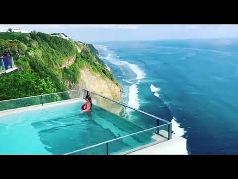 Vivian Blush pool upness sea. Big cups size tits huge breast natural boobs busty girl giant melons