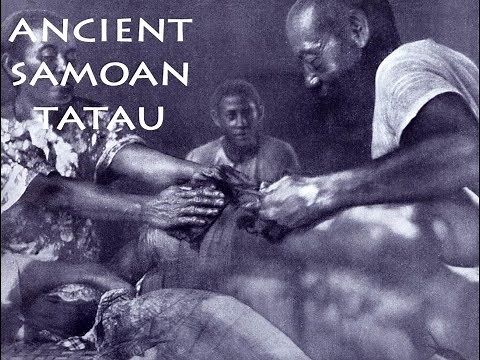 Ancient Samoan hand tapping technique | Tattoo | Tatau