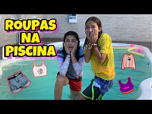 SWIMMING POOL CHALLENGE: WHO WAS WEARING MORE CLOTHING WINS!