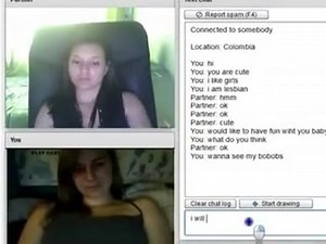 2 immature lesbian on omegle