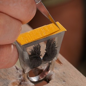 78K views · 75 reactions | FAIT MAISON Bague en argent avec breloque magnétique | Les Cracks du Bois | Facebook