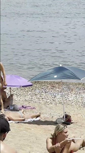 🇪🇸 Beautiful day at Barcelona beach Spain