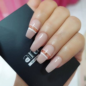 Nails done to perfection💅😍 #nailextensions #nudenails #rosegoldnailart ---------------------------------------------------------------------------------------Full Set Gel/ Acrylic Nail Extension with gel polish AED 199 --------------------------------------------------------------------------------- Full Set Gel/ Acrylic Nail Extension with regular polish AED 160 only --------------------------------------------------------------------------------- Gel Manicure AED 99 only --------------------