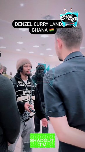 #shadouttvnews ; 🇺🇸 🇬🇭 Rapper star Denzel Curry @denzelcurryph from America currently in Ghana for his concert tonight 11th November,2023 📍At @treehousegh (Nyaniba, Accra)The events is hosted by Moon Entertainment Systems in Association with Nyaniba Collective.Other supporting musicians are @kofi_mole @theriaboss @lamemegram Djs @deejayloft @dj_dennys @effthedj MCs @kojomanuel @handsomefellah1A head of the show tonight he has been presented with a portrait painting of himself from The Many 