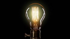 Flashing Light Bulb Over Black Background Stock Footage Video (100% Royalty-free) 24673394 | Shutterstock