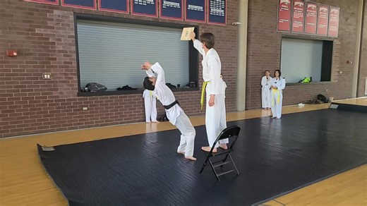 Isaac Hoffer after MSU taekwondo class. | Korean Academy of Taekwondo