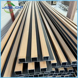 [Hot Item] 10% Discount Free Samples Waterproof Outdoor Co Extrued WPC Wall Panel Slatted Composite Cladding/Wall Panel