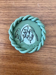 Mini Round Polymer Clay Trinket Dish 2 - Etsy UK