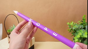 Baquler 4 Pcs 11 Inch Flameless Advent Candle LED Wreath Taper Battery Taper Candles Flickering LED Candlesticks Purple Pink Flameless Candles with Words Love Peace Hope Faith for Christmas Church