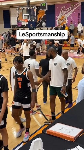 LeBron was fired UP while coaching at Peach Jam 😤 (via brentlwilson | TT) #lebron #lebronjames #bron #coach #nike #peachjam #basketball | Sports Illustrated