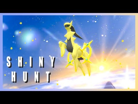 Shiny hunt: Arceus the golden God (Pokemon BDSP)