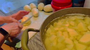22K views · 676 reactions | IT’S A FAMILY AFFAIR! Prepping our homemade potato salad for big Easter lunch here!! | Nancy Grace | Facebook