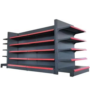[Hot Item] Custom Material Counter Shelves Supermarket Retail Gondola Metal Steel Display Rack