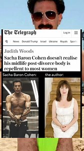 Sacha Baron Cohen got ripped up, but feminist authors don't approve. Why are they like this? #usa #memes #liberals #conservative #liberty #funny #trump | Austin Petersen