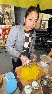 Cute girl selling tibaten dish for 70 rupees 😱😍 #laphing #cute #viral | Ambikesh pandey
