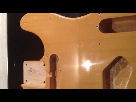How to Age / Relic a Telecaster Guitar by Compressed Air