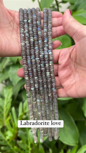 I love these labradorites! One last fondle before I put them away. #thebeadgallery #beads #beadstore #aloha #hawaii #labradorite #GEM1894 | The Bead Gallery, Honolulu