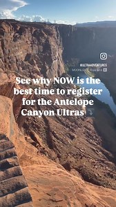 Antelope Canyon Ultras Price Jump Horseshoe Bend might have taken millions of years to form, but you don’t need that long to act! 🚶‍♀️ Secure your spot at the Antelope Canyon Ultras before prices go up on September 16. Register soon—you won’t see this price again! 🤑 | Ultra Adventures