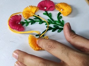 3.6K views · 74 reactions | New Exclusive Hand Embroidery Flower designs #handmade #design #floral #flowers #embroidery | Embroidery Skills ideas | Facebook