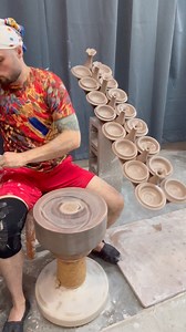 Fold over bowls & tiny vases ♾️ Day 141 in a row 🔊 "Write This Down” by Gibby Hibbies ~ My mug: cosmicmugs.com/goldmoon | Cherrico Pottery