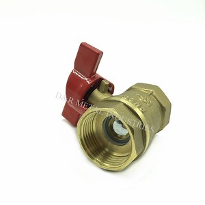 [Hot Item] Butterfly Handle Brass Ball Valve Female/Female Thread 3/4 Inch