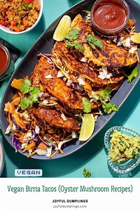 Vegan Birria Tacos ( Oyster Mushroom Recipes)