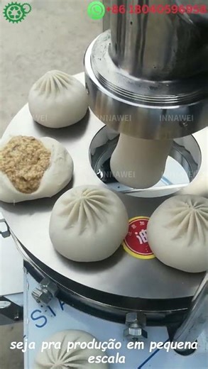 Máquinas para fazer dumplings, gyozas e pães recheados de diferentes tipos