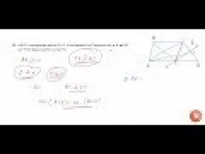 ABCD is a trapezium with `A B\\\\ ||\\\\ D C` . A line parallel to AC intersects AB at X and BC at Y...