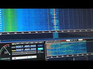 WBCQ 7490 Khz shortwave on Soft66rtl Software defined radio