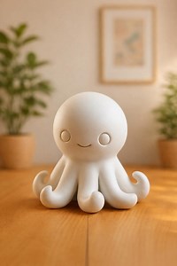 Octopus Figurine STL – 3D Printable Cute Octopus for Painting & Home Decor - Etsy