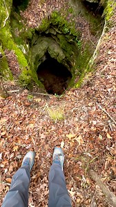 One of the coolest hiking experiences around the lower Buffalo River region. This whole region is like Swiss cheese. #chasingtheozarks #ozarkadventures #buffaloriver #hikingadventures | Chasing the Ozarks
