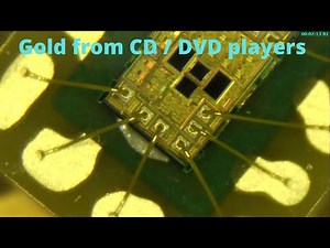 Gold from CD / DVD players ( under microscope ) ( 38 )
