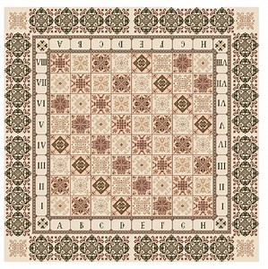 Chessboard Cross Stitch Pattern, Square Tiles Sampler X-stitch Chart, Chess Lover Gift - Etsy
