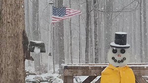 2.9K views · 193 reactions | April SNOW showers bring May flowers? ❄️  www.SnowmanCam.com | Snowman Cam | Facebook
