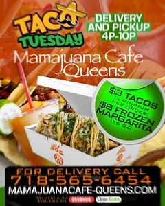 🌮 ITS TACO TUESDAY 🌮 | Mamajuana Cafe Queens