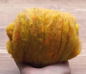 Harvest Gold Carded Wool Batting for Needle Felting, Wet Felting, Spinning - 1 Oz. - Etsy