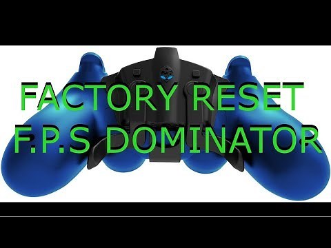 HOW TO FACTORY RESET THE STRIKEPACK F.P.S DOMINATOR!