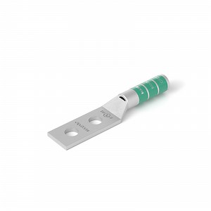 [Hot Item] Two Hole Code Conductor Long Barrel Copper Grounding Terminal Cable Lug with Inspection Window